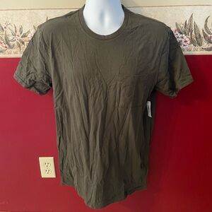 Goodthreads Men's Dark Green Short Sleeve Tee